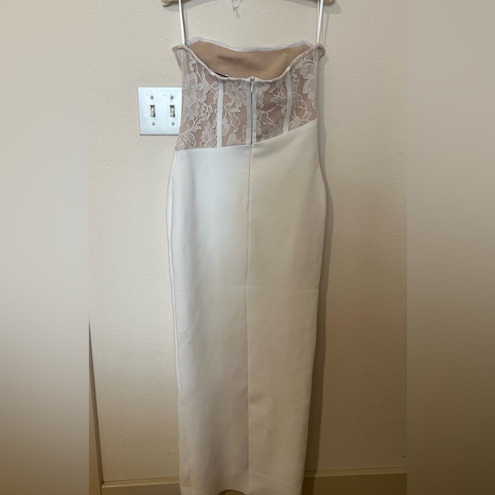 Elliatt Carsyn Strapless High/Low Bodycon Cocktail Dress - Picture 5 of 5